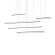 Chute Motion LED Pendant in Black (347|MP14960BK)