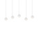Supernova LED Pendant in White (347|MP10505WH)