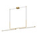 Vesper LED Linear Pendant in Brushed Gold (347|LP73073BG)