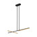 Shift LED Linear Pendant in Black/Brushed Gold (347|LP28748BKBG)