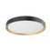 Essex LED Flush Mount in Black/Gold (347|FM43920BKGD)