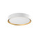 Essex LED Flush Mount in White/Gold (347|FM43916WHGD)