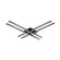 Vega Minor LED Flush Mount in Black (347|FM18232BK)