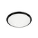 Malta LED Flush Mount in Black (347|FM1512BK)