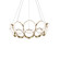 Oros LED Chandelier in Antique Brass (347|CH94829AN)