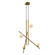 Amara LED Chandelier in Brushed Gold/Glossy Opal Glass (347|CH89832BGGO)
