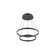 Cerchio LED Chandelier in Black (347|CH87824BK)