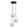 Aries LED Chandelier in Black (347|CH76718BK)