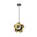 Magellan LED Chandelier in Black/Gold (347|CH51224BKGD)