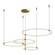 Bruni LED Chandelier in Brushed Gold (347|CH24755BG)