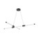 Akari LED Chandelier in Black (347|CH18548BK)