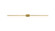 Z-Bar LED Wall Sconce in Gold (240|ZBW484CMSWGLD)