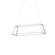 Z-Bar LED Pendant in Silver (240|ZBP38RRSWSILCNP)