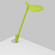 Splitty LED Desk Lamp in Matte Leaf Green (240|SPYWMLGUSBGRM)