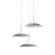 Royyo LED Pendant in Silver (240|RYPC3SWSIL)