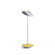 Royyo LED Desk Lamp in Silver/honeydew felt (240|RYOSWSILHDFDSK)
