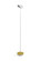 Royyo LED Floor Lamp in Matte White, Honeydew (240|RYOSWMWTHDFFLR)