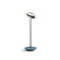Royyo LED Desk Lamp in Matte black/azure felt (240|RYOSWMTBAZFDSK)