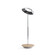 Royyo LED Desk Lamp in Chrome/white oak (240|RYOSWCRMWOKDSK)