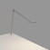 Focaccia LED Desk Lamp in Silver (240|FCD2SILTHR)