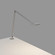 Focaccia LED Desk Lamp in Silver (240|FCD2SILGRM)
