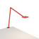 Focaccia LED Desk Lamp in Matte Fire Red (240|FCD2MFR2CL)