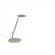 Focaccia LED Desk Lamp in Silver (240|FCD1SILQCB)