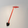 Focaccia LED Desk Lamp in Matte Fire Red (240|FCD1MFRWAL)