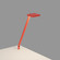 Focaccia LED Desk Lamp in Matte Fire Red (240|FCD1MFRTHR)