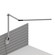 Z-Bar LED Desk Lamp in Silver (240|AR3000CDSILSLT)