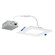 Direct To Ceiling Slim LED Downlight in Textured White (12|DLSL06S3090WHT)