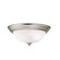 Two Light Flush Mount in Brushed Nickel (12|8109NI)