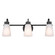 Erma Three Light Bath in Black (12|55126BK)