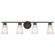 Stamos Four Light Bath in Black (12|55122BK)