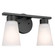 Stamos Two Light Bath in Black (12|55120BK)