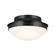 Bretta Two Light Flush Mount in Black (12|52544BK)