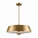 Luella Four Light Pendant/Semi Flush in Brushed Natural Brass (12|52543BNB)