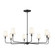 Pallas Eight Light Chandelier in Black (12|52517BK)
