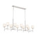 Ali Ten Light Linear Chandelier in Polished Nickel (12|52503PN)