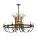 Baile Ten Light Chandelier in Black (12|52459BK)