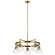 Eastmont Five Light Chandelier in Brushed Brass (12|52403BNB)