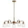 Aivian Five Light Chandelier in Weathered Brass (12|52398WBR)