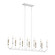 Armand 12 Light Linear Chandelier in White (12|52350WH)