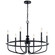 Capitol Hill Six Light Chandelier in Black (12|52304BK)
