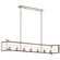 Lente Seven Light Linear Chandelier in Brushed Nickel (12|44252NI)