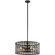 Aldergate Four Light Chandelier in Black (12|44076BK)