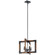 Marimount Four Light Chandelier/Semi Flush Mount in Auburn Stained Finish (12|44046AUB)