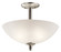 Jolie Two Light Pendant/Semi Flush in Brushed Nickel (12|43641NI)