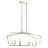 Abbotswell Eight Light Linear Chandelier in Polished Nickel (12|43494PN)