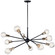 Armstrong Ten Light Chandelier in Black (12|43119BK)